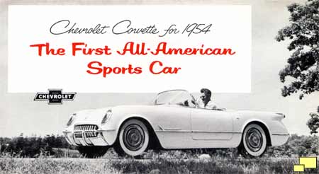 1954 Corvette brochure