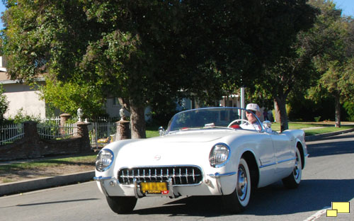 1954 Corvette Polo White