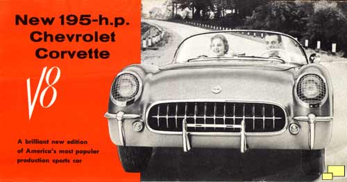 1955 Chevrolet Corvette C1 Brochure Cover