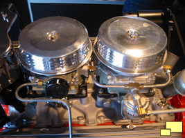 Dual carburetor set-up, (RPO 469, $172.20)