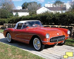 1956 Corvette in Venetian Red