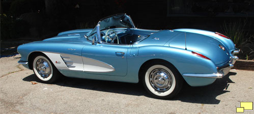 1959 Corvette in Frost Blue