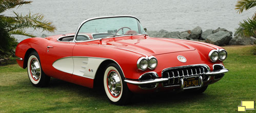 1960 Corvette Roman Red
