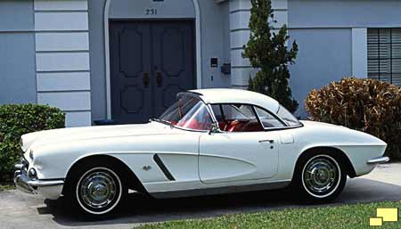 1962 Corvette in Ermine White