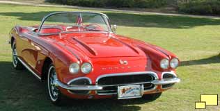 1962 Chevrolet Corvette C1 in Roman Red