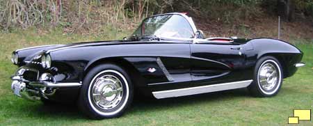 1962 Chevrolet Corvette in Tuxedo Black
