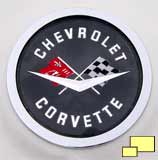 1963 Chevrolet Corvette C1 trunk emblem
