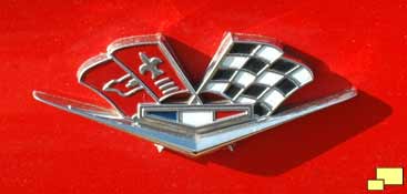 1963 Corvette side fender emblem