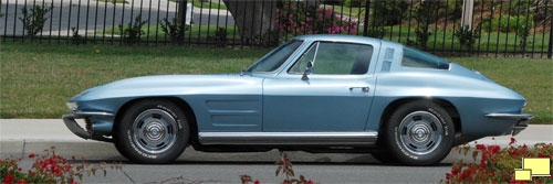 1964 Corvette Coupe in Silver Blue
