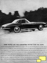 1964 Corvette Sting Ray Hardtop Advertisement