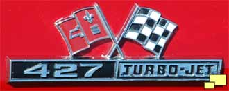 1966 Corvette Stingray 427 side emblem