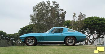 1966 Corvette Coupe in Nassau Blue