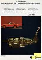 1967 Chevrolet Corvette Stingray four speed transmission ad