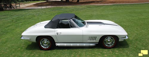 1967 Corvette Convertible in Ermine White
