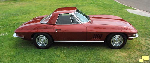 1967 Corvette Convertible with Hardtop in Marlboro Maroon