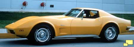 1973 Corvette in Corvette Orange Metallic