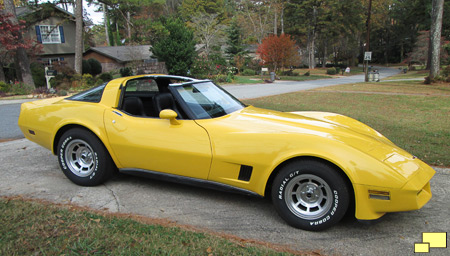 1980 Corvette Yellow