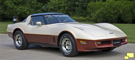 1981 Corvette the first one manufactured at the Bowling Green KY facility