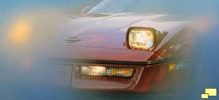 1984 Corvette C4 headlight