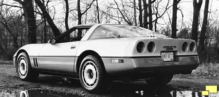 1985 Corvette: Official GM photograph