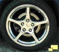 2000 Corvette Wheel - polished