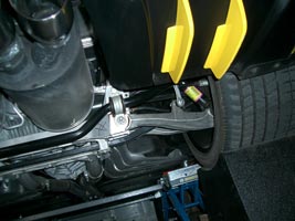 2007 Corvette Z06 undercarriage view