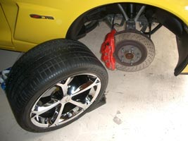 2007 Corvette Z06 brake, tire
