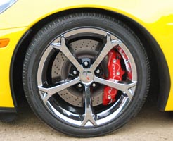2007 Corvette Z06 front  left tire, wheel
