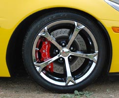 2007 Corvette Z06 front right tire, wheel