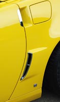 2007 Corvette Z06 exterior chrome accents