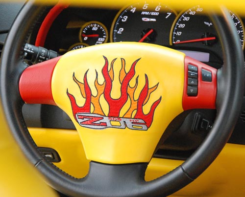 2007 Corvette Z06 steering wheel