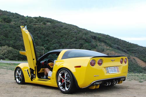 2007 Corvette Z06 pitch-up doors