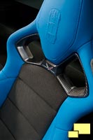 2017 Chevrolet Corvette Grand Sport Tension Blue Interior Seat
