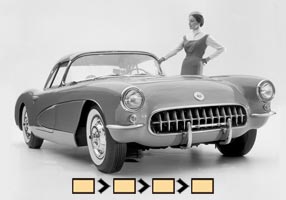 1956, 1957 Corvette Photographs