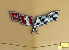 1979 Corvette nose badge