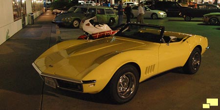 1968 Corvette in Safari Yellow at Car Night