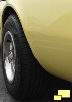 1968 Corvette rear wheel flare