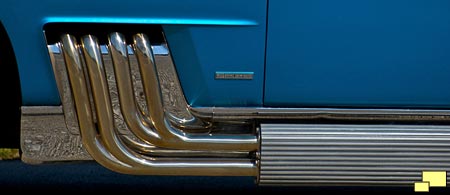 Harley Earl's 1963 Custom Corvette side exhaust