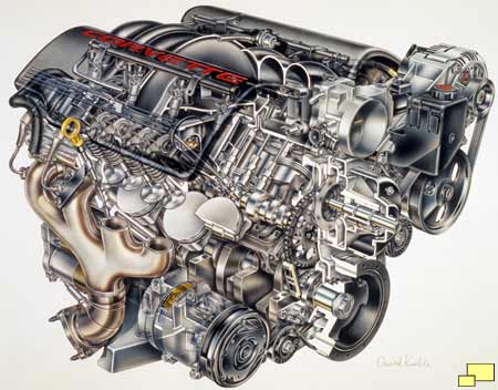 1997 Corvette LS1 engine