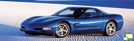 2002 Corvette in Electron Blue