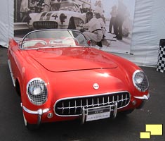 1953 Corvette EX-122 painted red