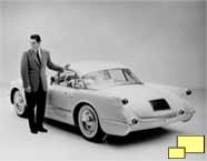 1953 Corvette GM Press Photograph