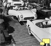 1953 Corvette production
