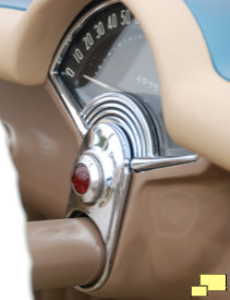 1954 C1 Corvette - Pennant Blue with beige interior Speedometer