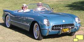 1954 Corvette, Pennant Blue
