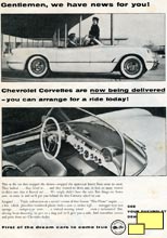 1954 Chevrolet Corvette C1 Print Ad