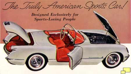 1954 Corvette brochure