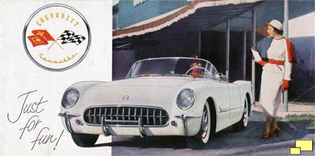 1954 Corvette Brochure cover