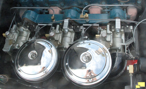 1954 Corvette Dual Pot Air Cleaners