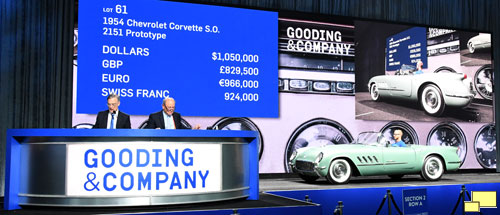1954 Corvette Prototype at the 2023 Pebble Beach Gooding Auction
